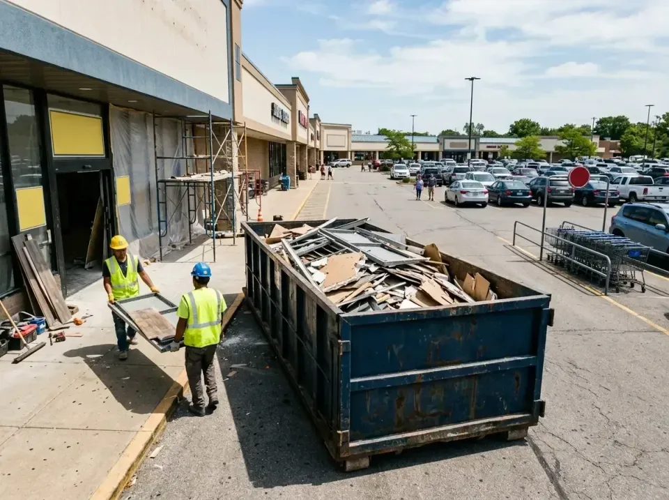retail-store-renovation-debris-003 — frequently asked questions, Roll-off Dumpster Rentals in Highland Village, TX